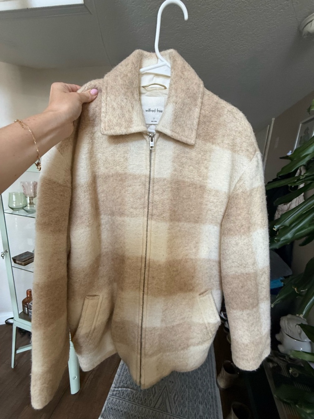 Aritzia Wilfred Free Merino Wool Coat